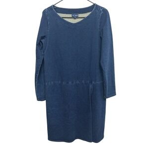 J Jill‎ Pure Indigo Denim Dress Womens Small Minimalist Casual Capsule Wardrobe